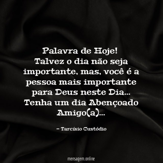 Palavra de Hoje