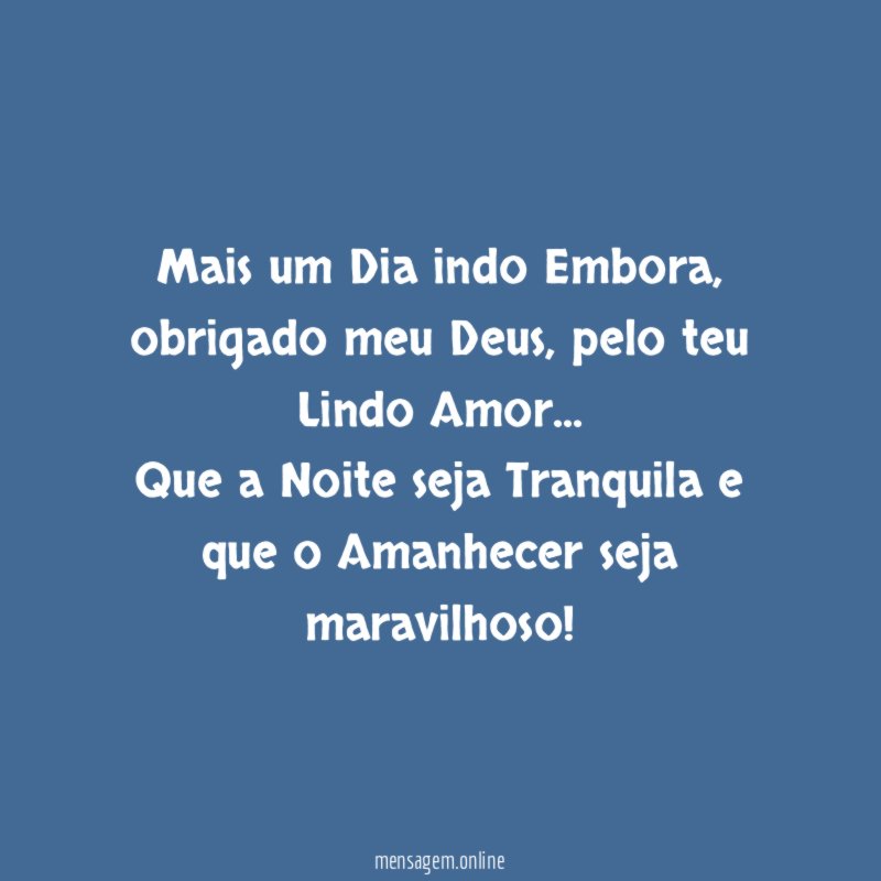 Mais um Dia indo Embora