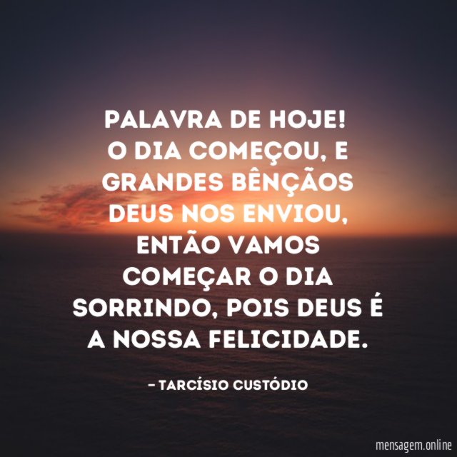 Palavra de Hoje