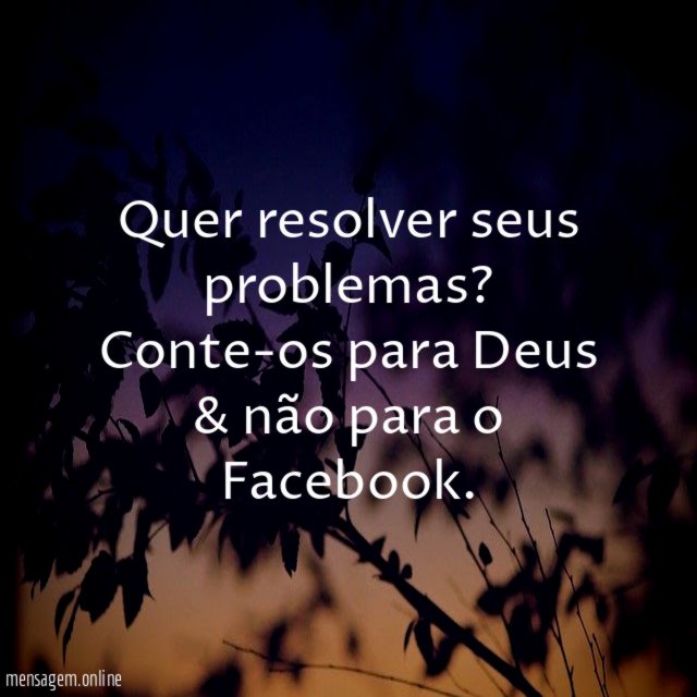 Quer resolver seus problemas