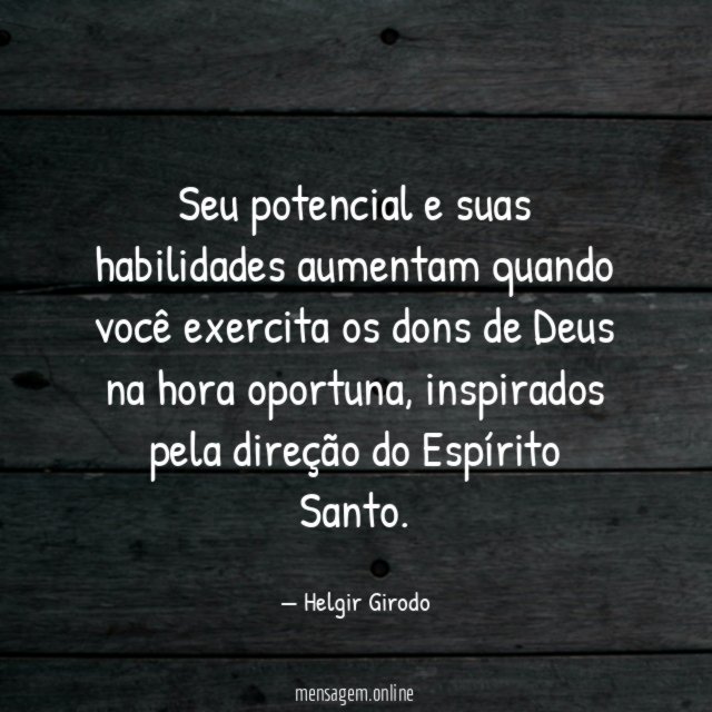 Seu potencial e suas habilidades aumentam quando você