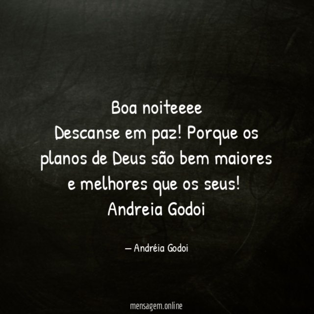 Boa noiteeee