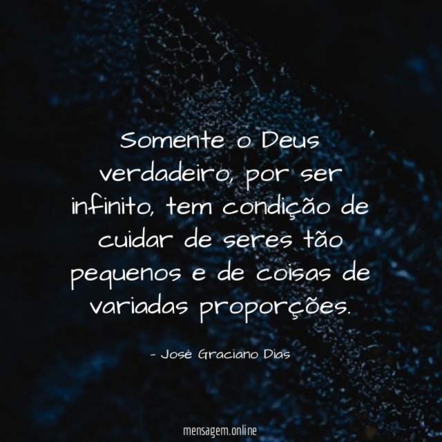 Somente o Deus verdadeiro