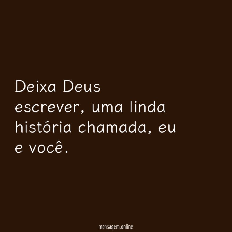 Deixa Deus escrever