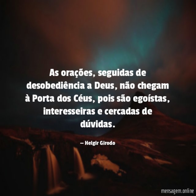 As orações