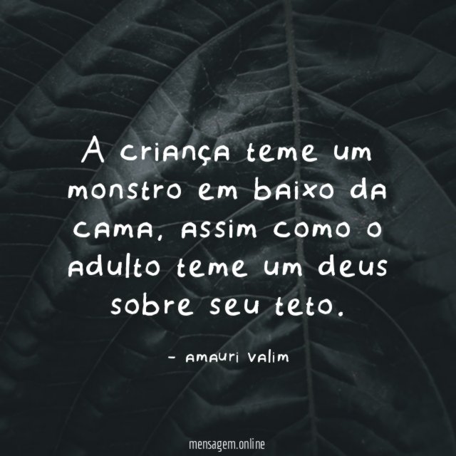 A criança teme um monstro em baixo da cama