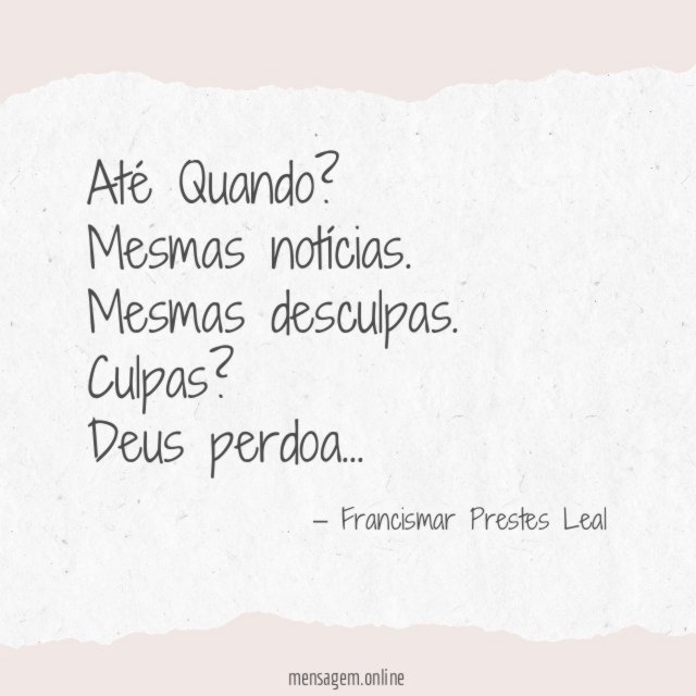 Até Quando?