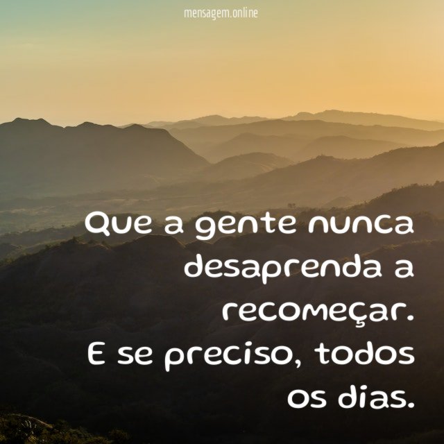 Que a gente nunca