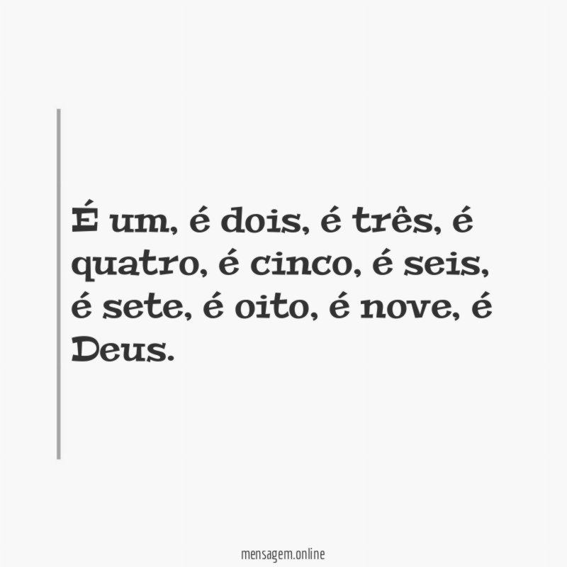 É um