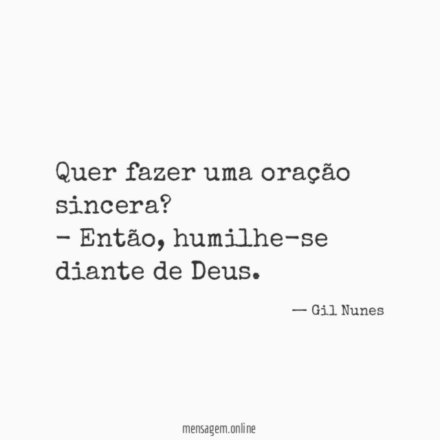 Quer fazer uma oração sincera