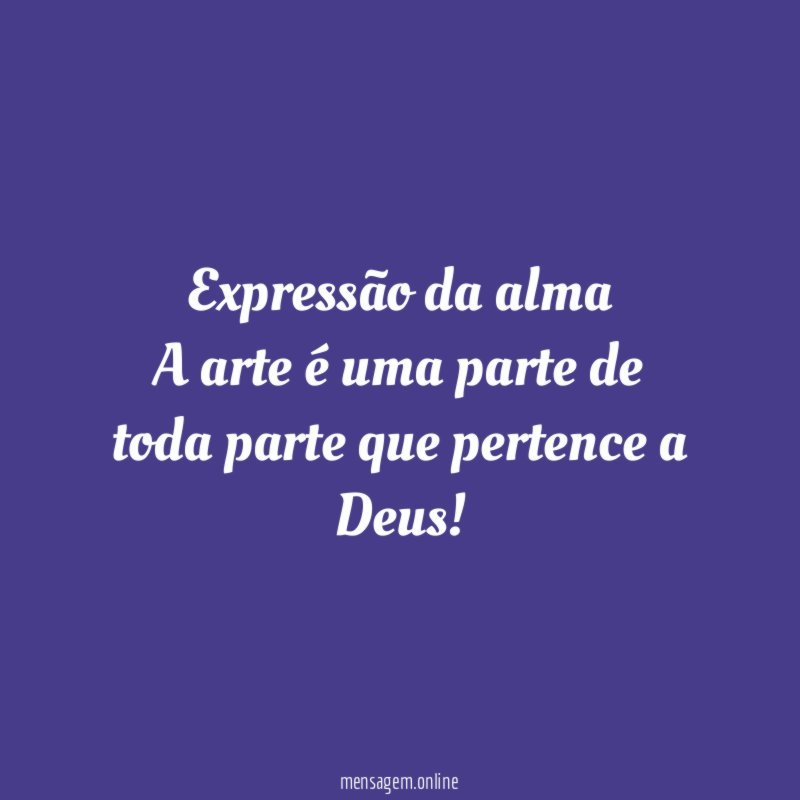Expressão da alma