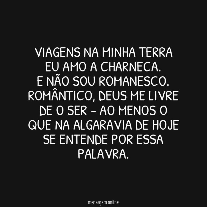 Viagens na minha Terra