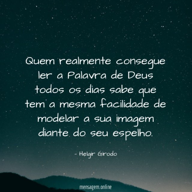 Quem realmente consegue ler a Palavra de Deus