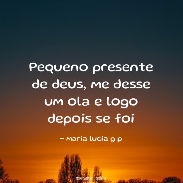 Pequeno presente de deus
