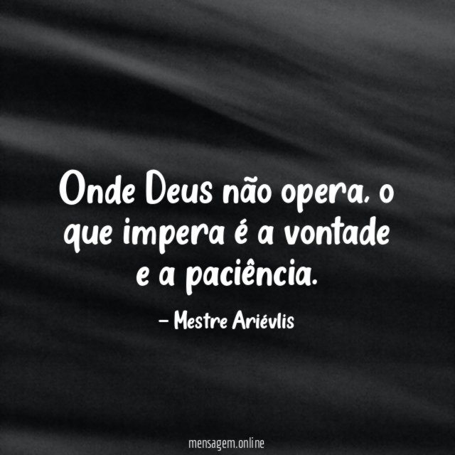 Onde Deus não opera