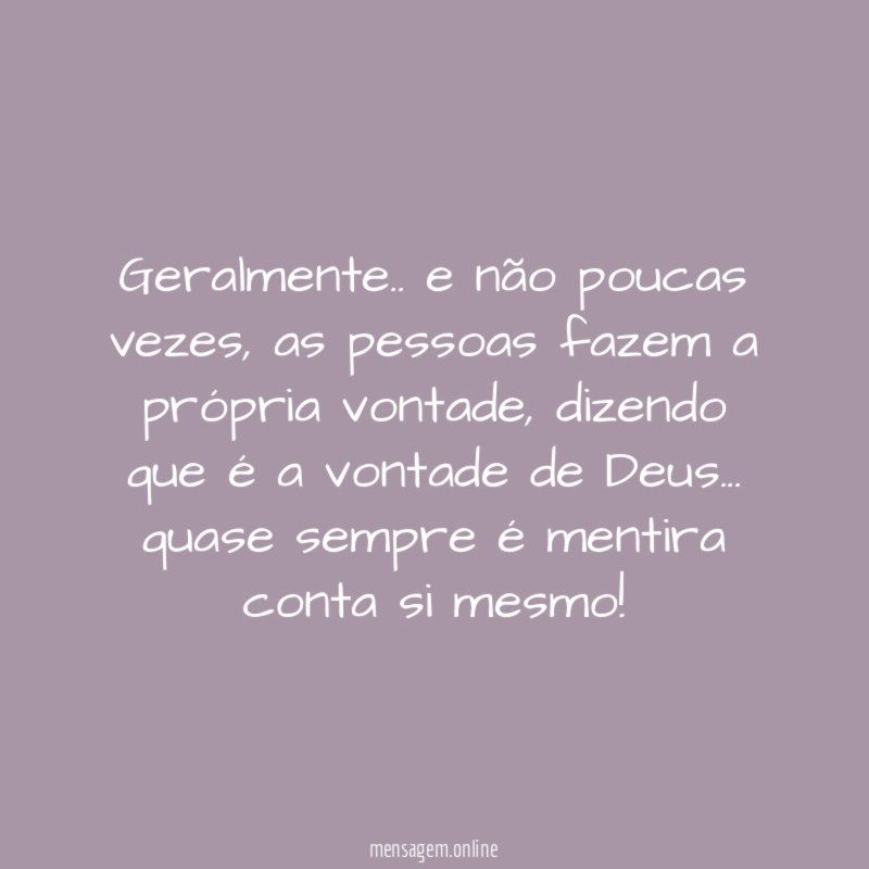 Geralmente