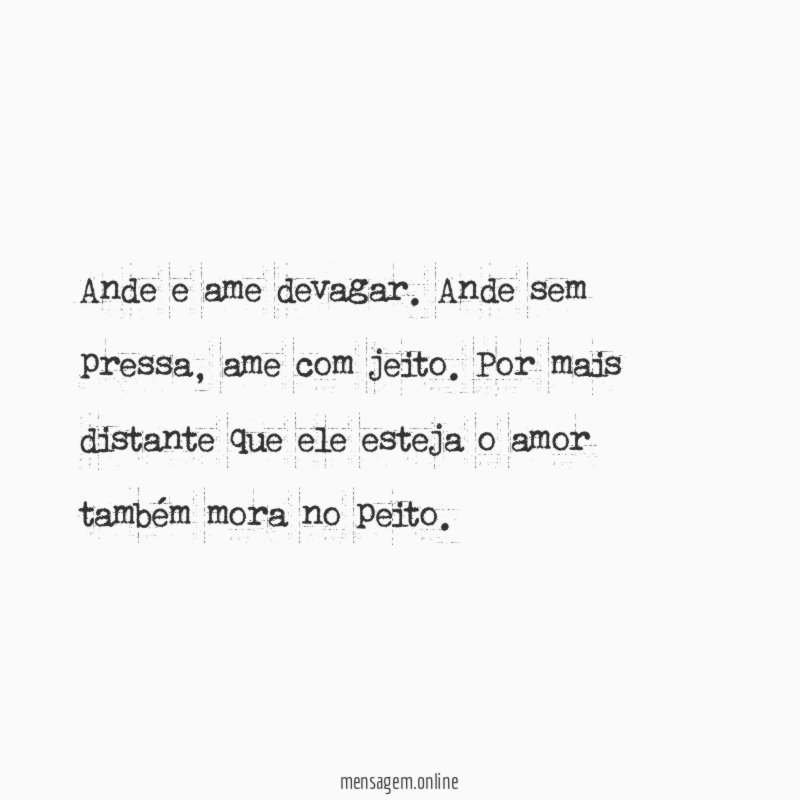 Sem pressa