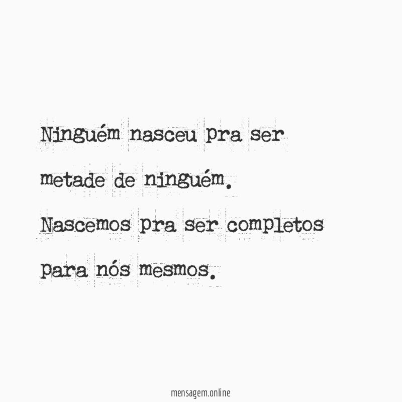 Metade de ninguém