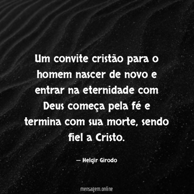 Um convite cristão para o homem nascer de