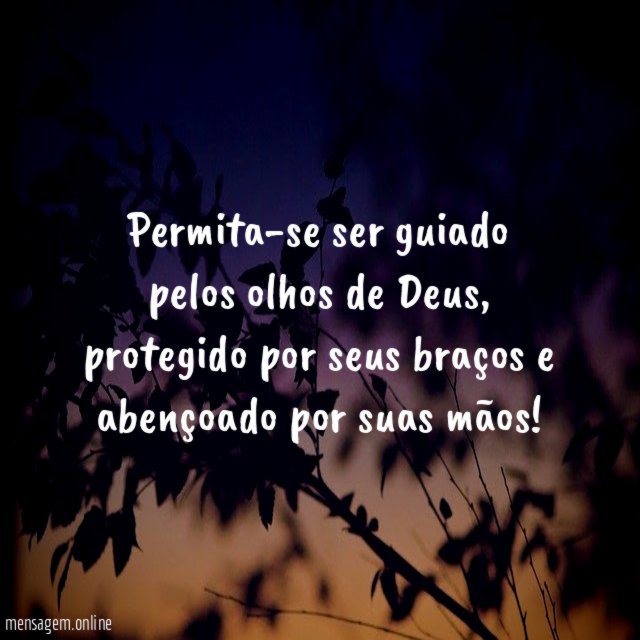 Permita-se ser guiado pelos olhos de Deus