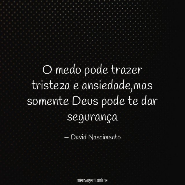 O medo pode trazer tristeza e ansiedade