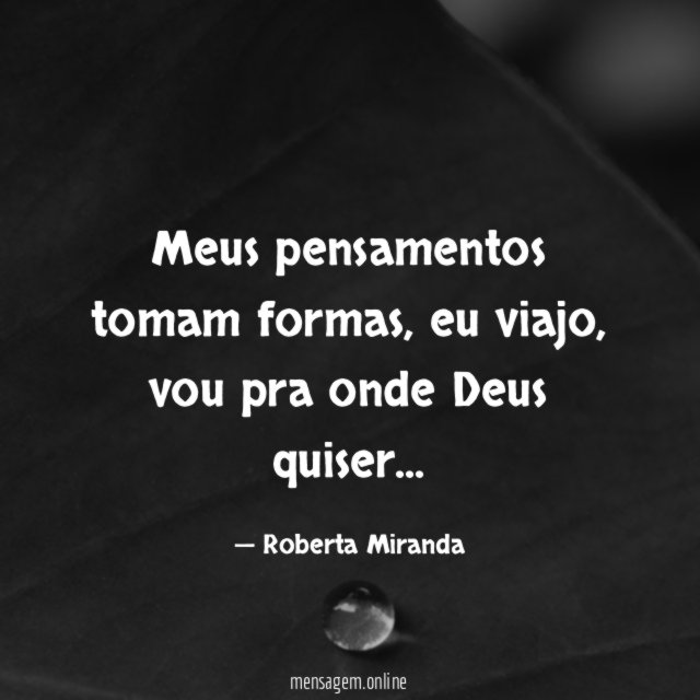 Meus pensamentos tomam formas