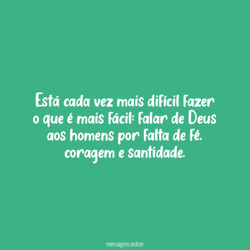Está cada vez mais difícil fazer o que é mais fácil