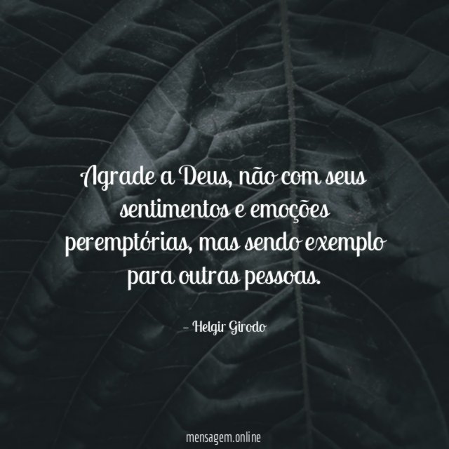 Agrade a Deus
