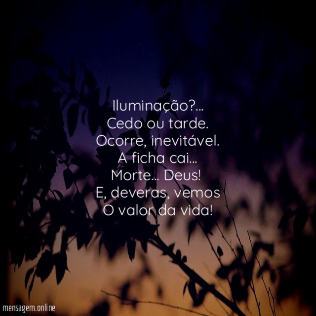 Iluminação?…