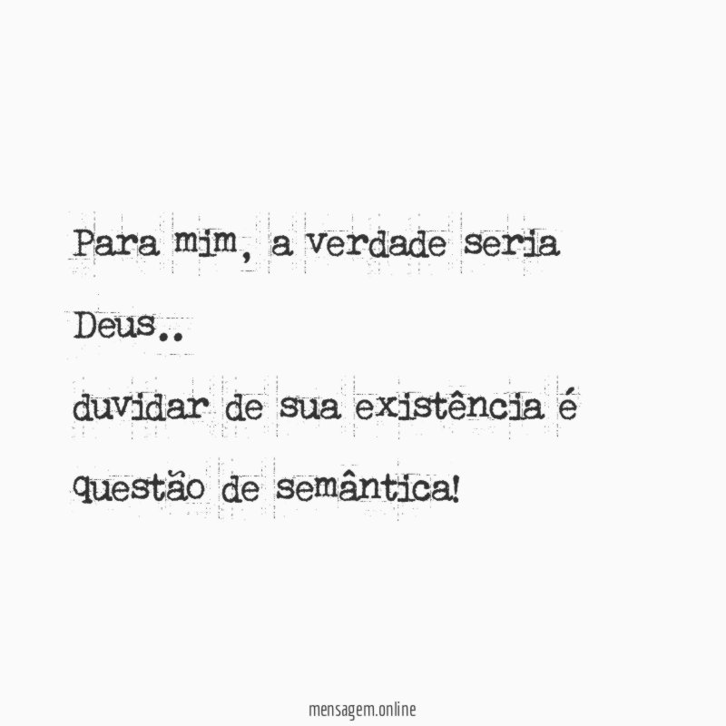 Para mim