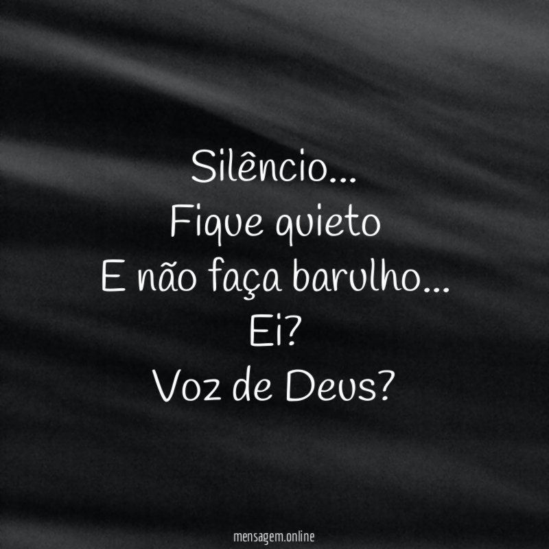 Silêncio…