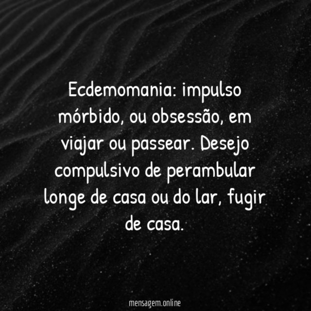 Ecdemomania
