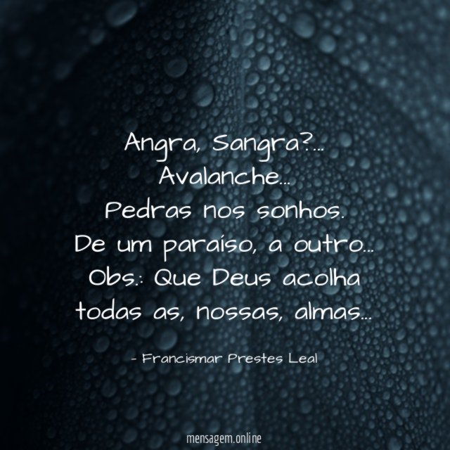 Angra, Sangra?…