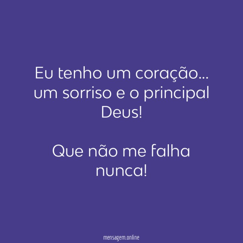 Eu tenho um coração