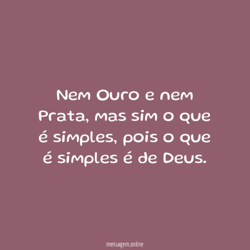 Nem Ouro e nem Prata