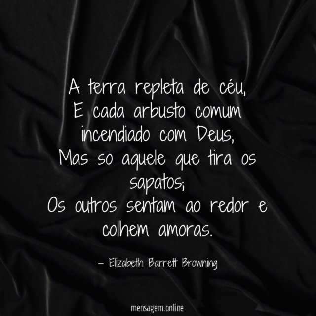 A terra repleta de céu