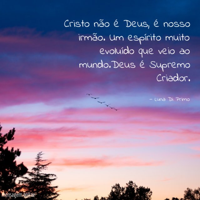 Cristo não é Deus