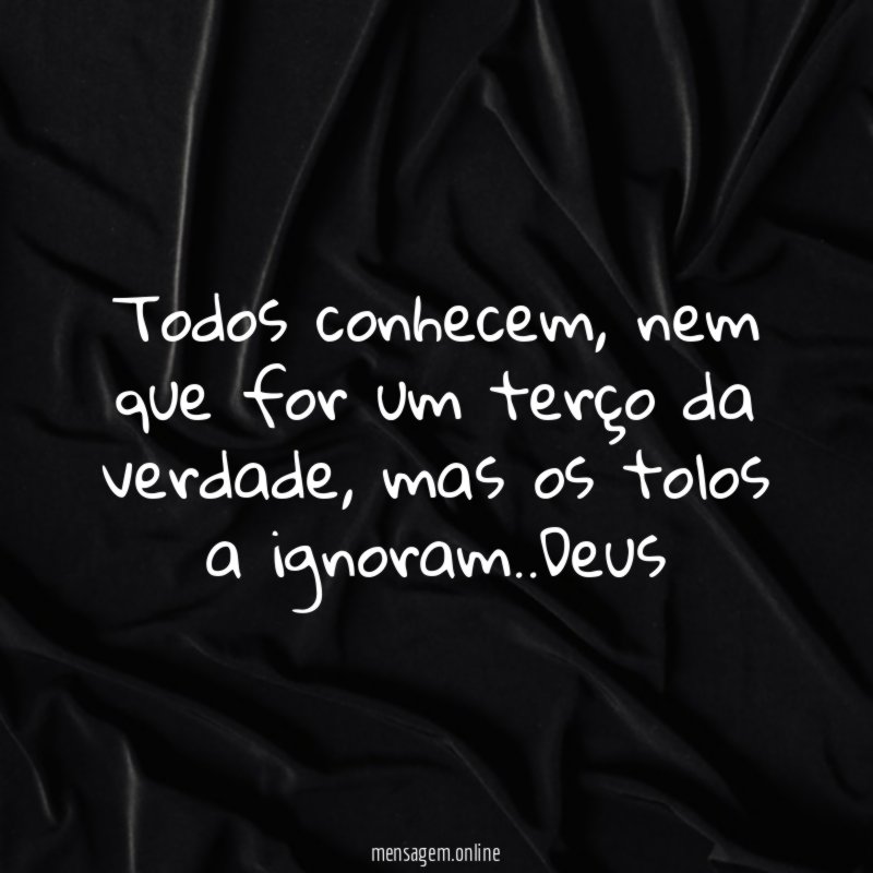 Todos conhecem