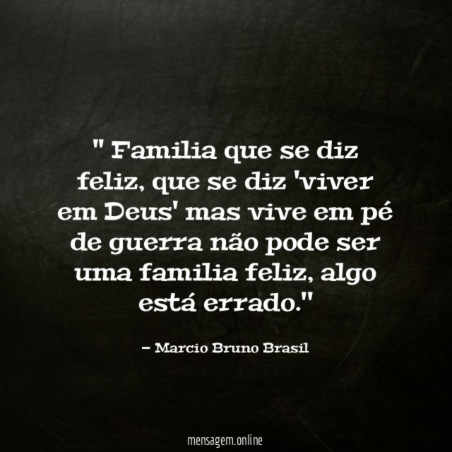 ' Familia que se diz feliz