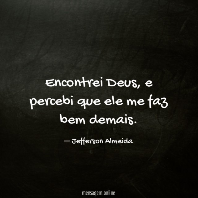 Encontrei Deus
