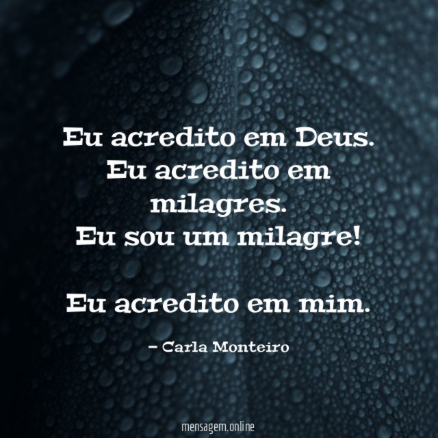 Eu acredito em Deus