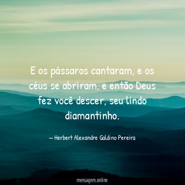 E os pássaros cantaram