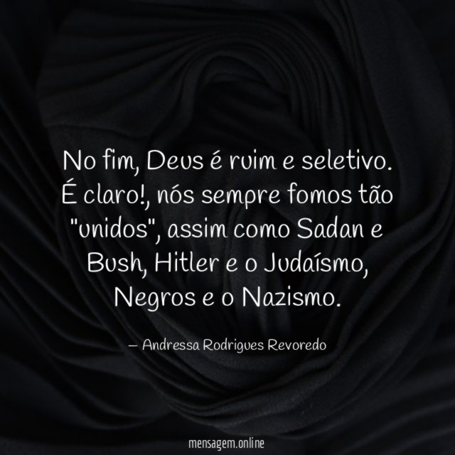 No fim