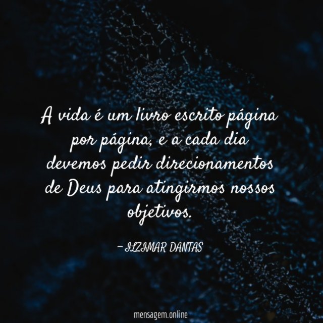 A vida é um livro escrito página por página