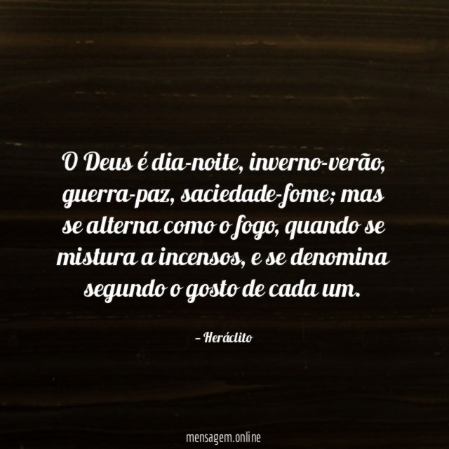 O Deus é dia-noite