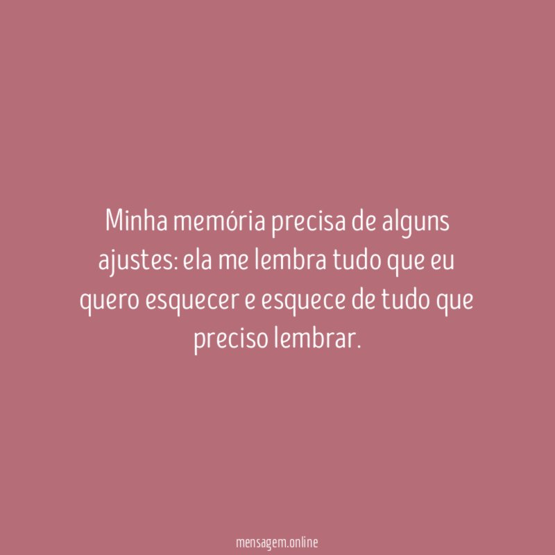 Minha memória