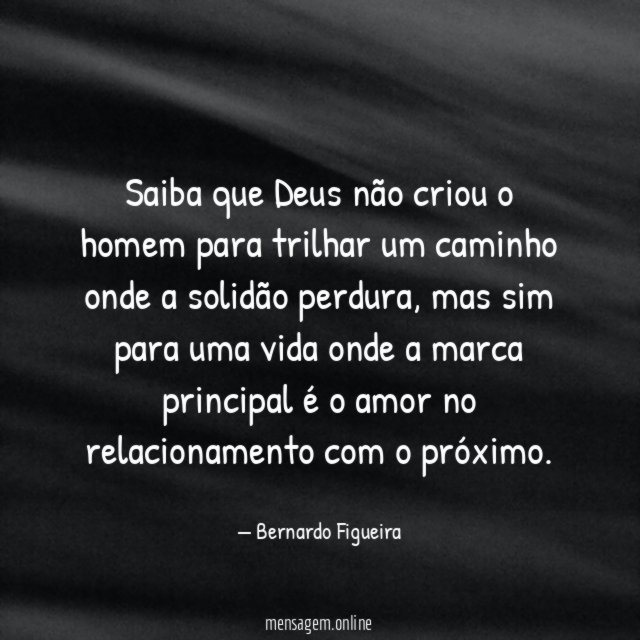Saiba que Deus não criou o homem para