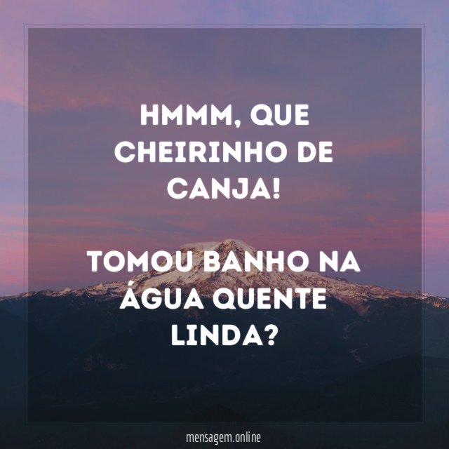 Cheirinho de canja