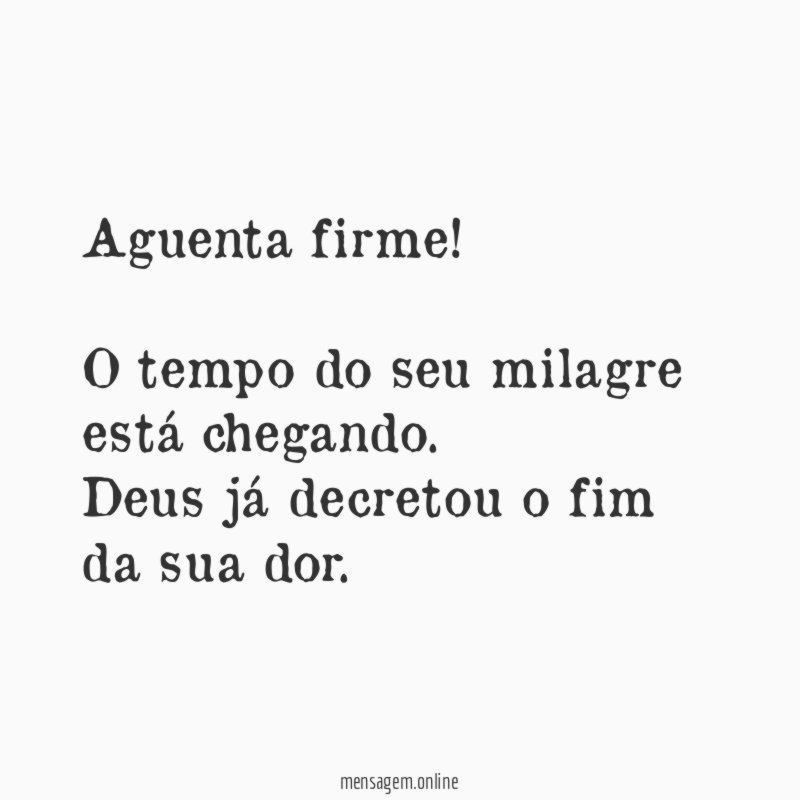 Aguenta firme