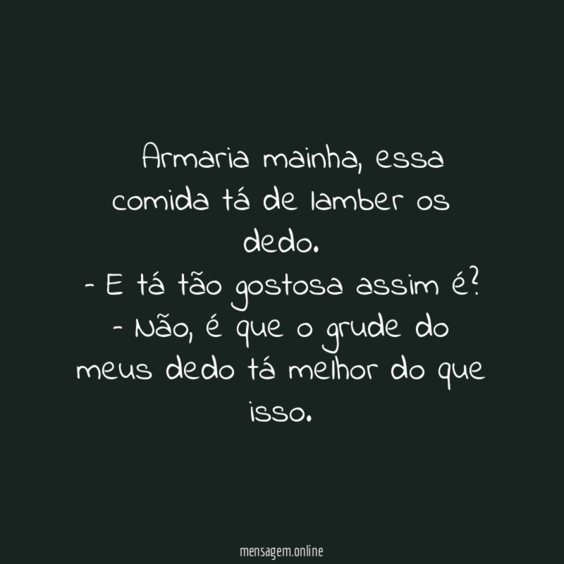 Armaria mainha!